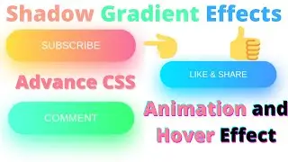 CSS Button Animation Hover Effects Using Only HTML CSS