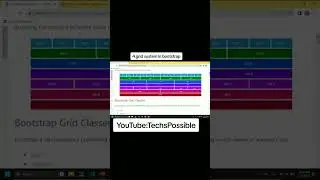 bootstrap grid system#techspossible #gridsystem