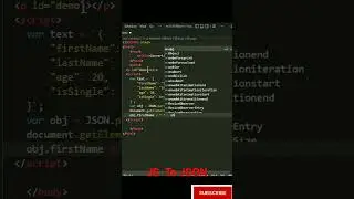 JS JSON | javascript to json | javascript object to json | javascript object 