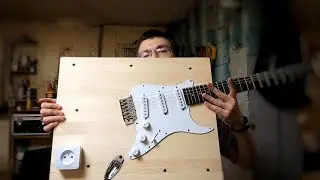 Гитара из "Ну, погоди!" + ZZ Top? Суровый отечественный кастом