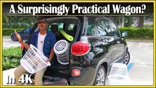 2017 - 2020 Fiat 500L Wagon | Cargo Space Review in 4K! | How Much Stuff Can Fit In That Trunk?