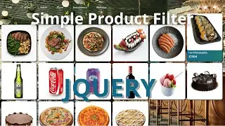 EASY AND SIMPLE FILTER IN JQUERY - Menu Restaurant