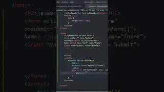 JavaScript Form Validation #html #javascript #js #shorts