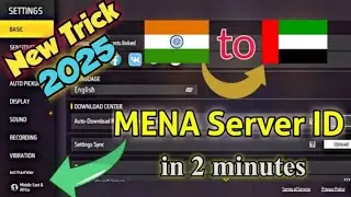 Mena Server Free Fire ID Kaise Banaye | How to Make Mena Server ID in Free Fire