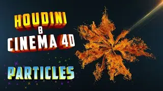 Экспорт частиц из Houdini в Cinema 4D | Birth Particles в Гудини для начинающих