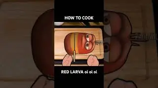 Oi oi oi red larva ahhhhhh #memes #funny #animation #redlarva #oioioi #shorts #short
