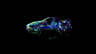 Element 3D Car Neon Lighting Animation | 2022 | BanyaBasak | After Effects