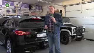 Тюнинг Infinity FX37S Автотюниннг Зеленый фургон