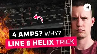 MASSIVE Hi-Gain Metal Tone Using 4 Amps in Line 6 Helix | Noise Harmony