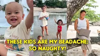 ANDI EIGENMANN MAY PAALALA SA SARILI TUWING NAPAPAGOD SA MGA ANAK “GINUSTO MO YAN” | HAPPY ISLANDERS