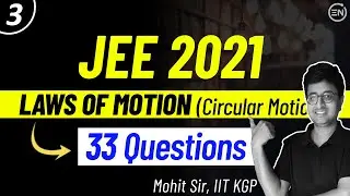 JEE 2021 Solution Series | Laws of Motion | JEE Physics | Chapter wise Solution 
