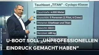SUCHE NACH VERMISSTEM TITANIC-U-BOOT: Luxus-Expedition wird zum Wettlauf gegen die Zeit | WELT News