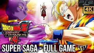 Dragon Ball Z: Budokai Tenkaichi 4 - SUPER SAGA FULL GAME Walkthrough (PS2/PCSX2) (4K)
