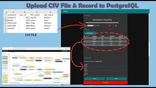 Upload CSV File on Node-RED Dashboard and Insert into PostgreSQL database