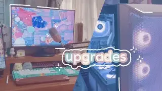 👾 a new gaming pc, a new monitor, and a new microphone || unboxings & a bad vlog [ad]