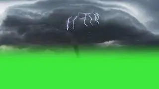 Thunder green screen thunder | raining | cloud | storm | lighting | weather with sound effects