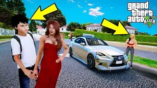 ATEŞ ÖĞRETMENDEN ÇALDIĞI ARABAYLA OKULA GİDİYOR!😎 - GTA 5 ATEŞ'İN HAYATI