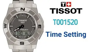 How to set time Tissot T-Touch Trekking Watch T001520