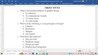 Easily Type, Align and Number Multiple Choice Questions Using the Tab Key || TechTricksGh