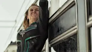 Captain Marvel vs Skrull - Train Fight Scene - Captain Marvel (2018) Movie Clip HD | Brie Larson