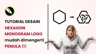 Desain Logo mudah || Tutorial Desain Monogram Logo di Coreldraw