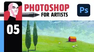 Photoshop for Artists - Using Brushes to Emulate Natural Media with Kyle T. Webster