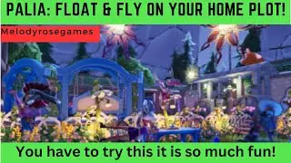Palia FLY around on your home plot! Go fishing upside down! New Magic Trick Glitch is Crazy FUN!