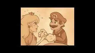 Mario salva a la princesa Peach [Mareach] Cómic de Super Mario Bros.: La película