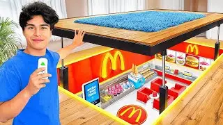 I Built a SECRET McDonald’s In My Room! @StokesTwins