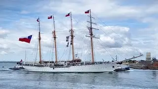 Chilean cadet training ship CNS Esmeralda arrives in Portsmouth