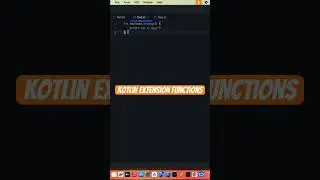 Kotlin Extension functions 