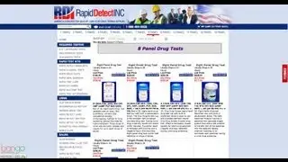 Rapid Detect Inc's 8 Panel Drug Tests