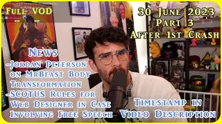 HasanAbi VOD 30 June 2023 Part 3 | Trump Posted Chris Christie Pic | SCOTUS Rules for Web Designer