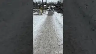 canada beautiful snowy weather today # viral shorts