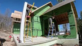 Lakehouse Build - EP33 - Front Porch Columns!