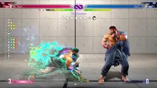 Street Fighter 6 Demo basic Ryu Drive rush overhead combo