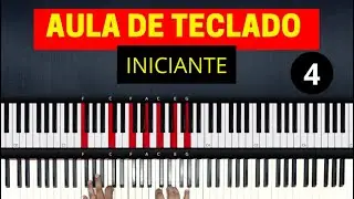 Aula de Teclado para Iniciantes - Aula 1 | Tocando a primeira música