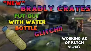 Rust Console PUT OUT BRADLY CRATES GLITCH w/WATER BOTTLE