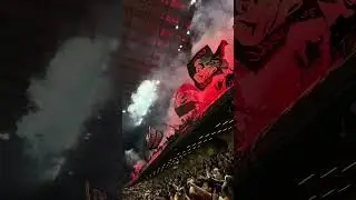 CURVA SUD MILAN ON FIRE🔥🖤❤️