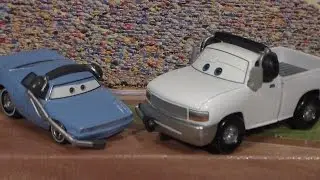 ARTIE, BRIAN FEE CLAMP, NEW 2016 CARS MATTEL DISNEY PIXAR LA SPEEDWAY 2PACK DIECAST UNBOXING REVIEW!