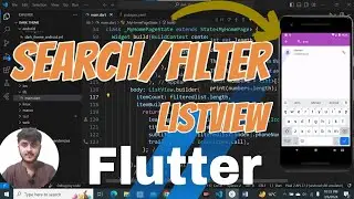 Search/Filter Listview in Flutter | 2024 | Search Bar | Search List in Flutter | Filter List