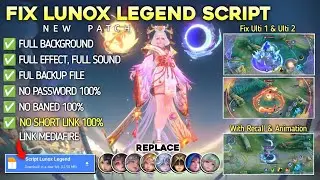 Script Skin Lunox Legend Divine Goddes - Latest Patch & No Password | Full Effect Full Sound