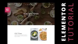 Elementor Tutorial: Make a Restaurant Website