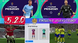 [v5.4.0] Original UI Platinum OBB Patch | PES 2021 Mobile | Licensed Teams | Exclusive Legend Teams
