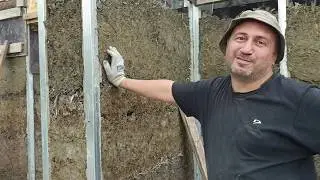 СТРОЮ ДОМ ИЗ АРБОЛИТА - МОНОЛИТА СВОИМИ РУКАМИ. Часть 3. Глаза боятся - руки делают.