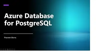 Azure Database for PostgreSQL|How to Create an Azure Database for PostgreSQL server|Azure PostGreSQL