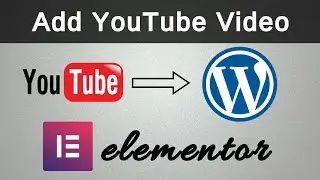 [ with Elementor ] How to Add YouTube Videos to WordPress