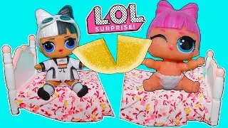 Куклы лол все поделили пополам! Почему младшие всегда хитрее! Видео для девочек про куклы лол
