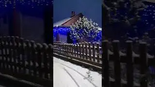Зимняя сказка!Наш деревенский дом! 