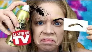 SPRAY PAINT EYEBROWS! - DOES THIS THING REALLY WORK?